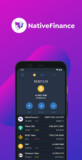 Android application NativeFinance - Wallet & DEX screenshort