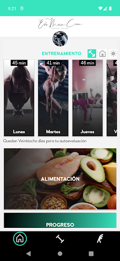 Android application Enjoy Fit screenshort