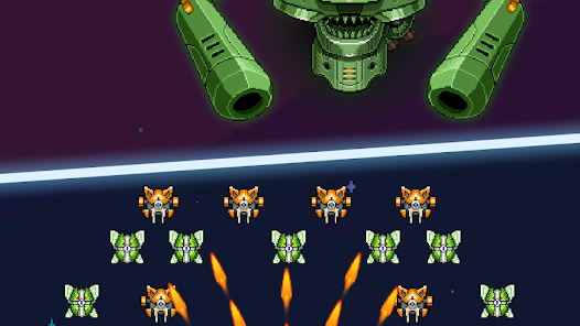 Galaxia Invader: Alien Shooter Mod APK 1.5.8 (Remove ads)(Unlimited money) Gallery 4
