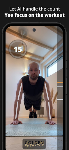 GOLDEN Push-Ups Pushup Tracker screenshot 8