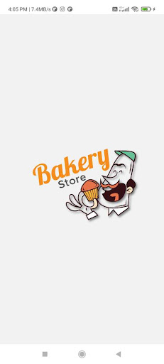 Android application Bakery Store screenshort