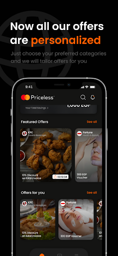 Android application Priceless Specials screenshort
