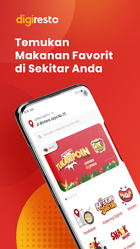 Android application Digiresto - Katering Digital screenshort