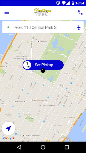 Android application Santiago Taxi screenshort