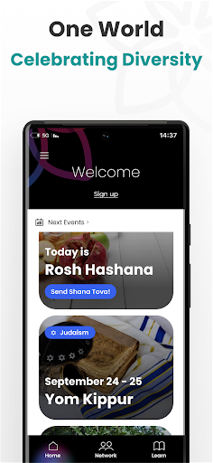 Android application One World: Celebrate Diversity screenshort