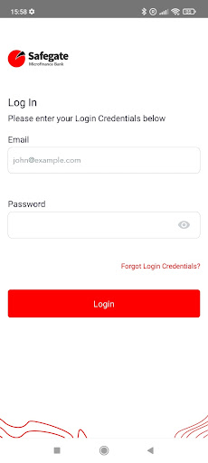 Safegate Microfinance Bank Screen 3