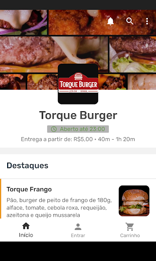 Android application Torque Burger screenshort