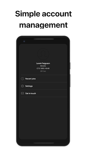 QR Cars Driver Screen 3