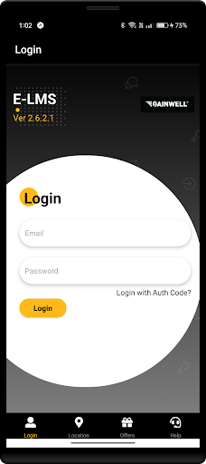 E-LMS GCPL Employee app Screen 2