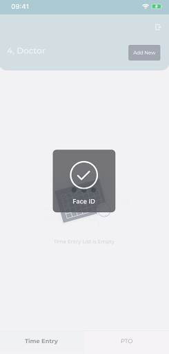 Android application IPC Time Entry screenshort