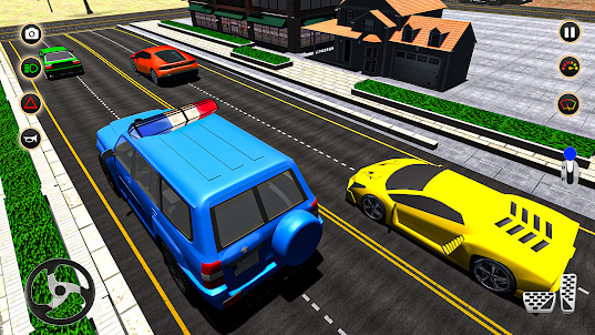 police car race game: car game