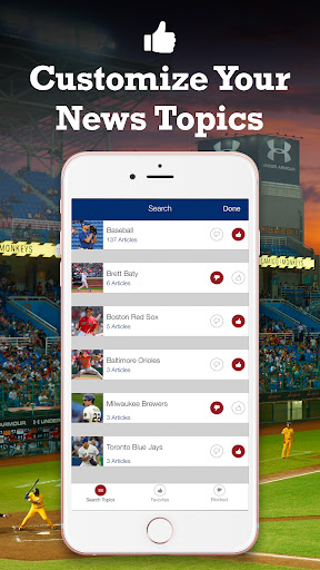 Screenshot of Fantasy Baseball News & Draft