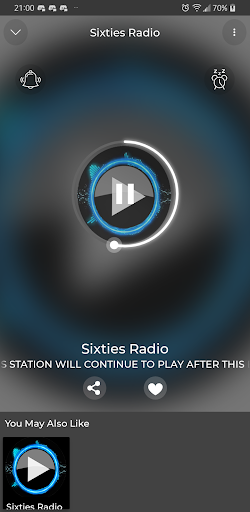 Android application US Sixties Radio Online App Li screenshort