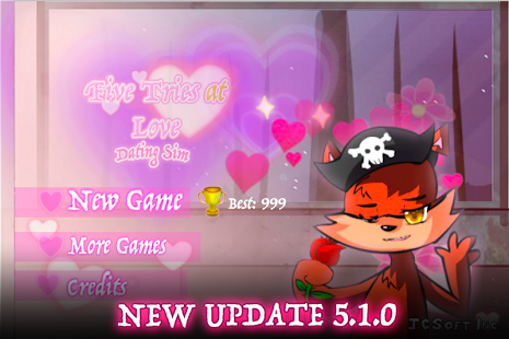 Five Tries At Love - Dating Sim Screenshot