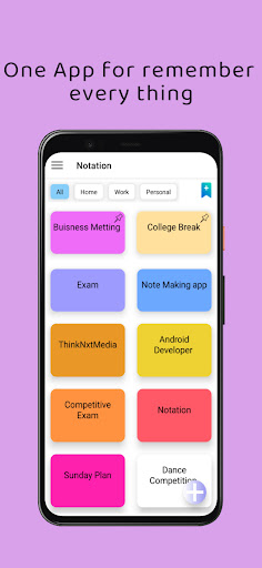 Android application Notation - Remember Everything screenshort