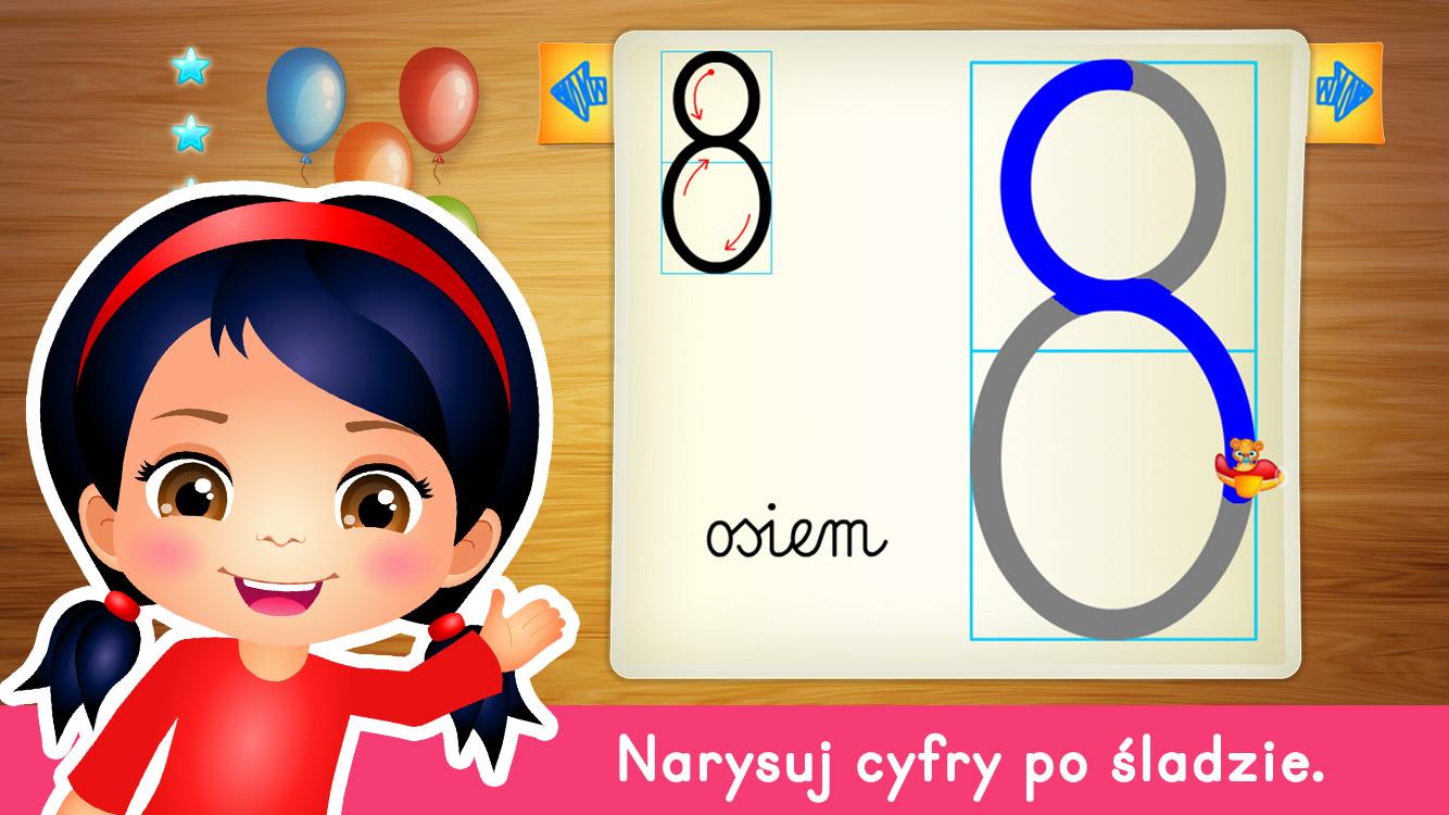 Android application Matematyka dla Dzieci - Cyfry - Gry dla Dzieci screenshort