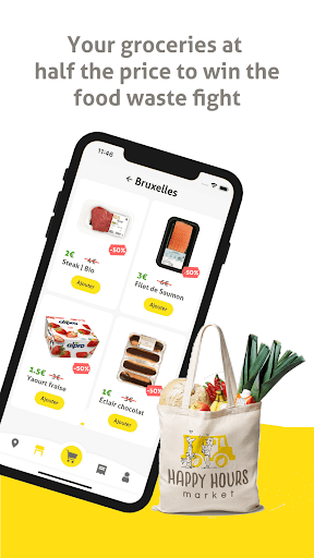 Android application Happy Hours Market screenshort