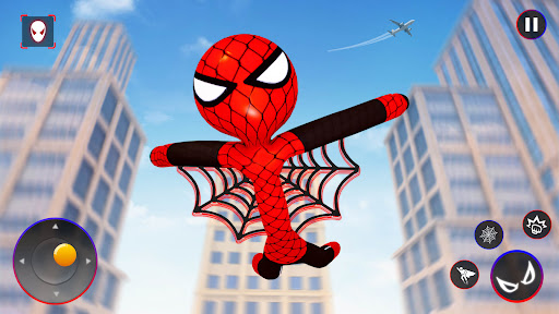Spider Stickman Rope: Hero Man screenshot 9