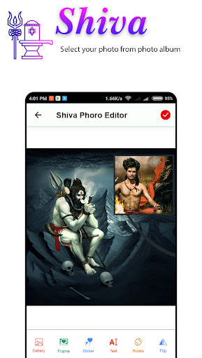 Android application Shiva Photo Editor screenshort