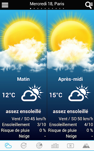 Aperçu de l'application
