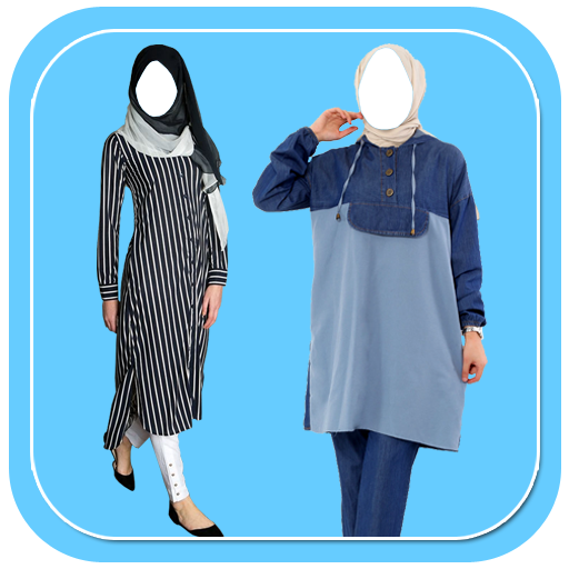 Hijab Jeans Dress Photo Frames  Icon