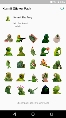 Kermit The Frog Sticker Packのおすすめ画像2