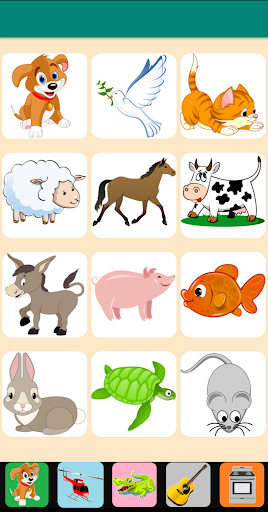 Android application Kids Cards in Spanish screenshort