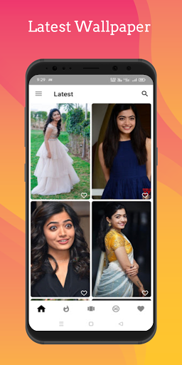 Android application Rashmika Mandanna HD Wallpaper screenshort