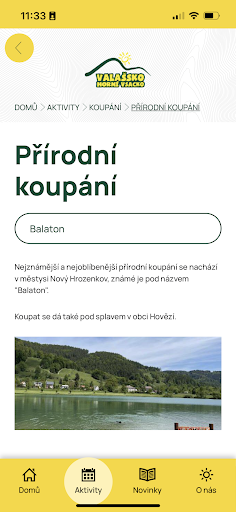 Android application Horní Vsacko screenshort
