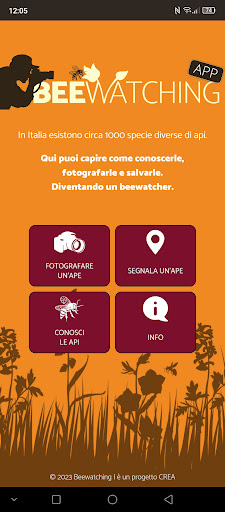 Android application BeeWatching screenshort
