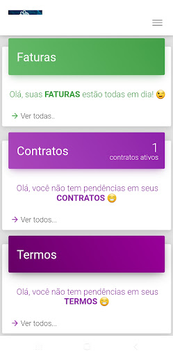 Android application Justnet screenshort