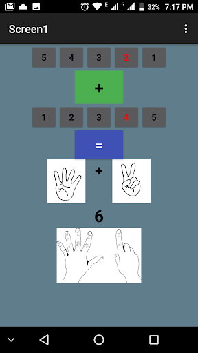 Learning Math with Fingers for