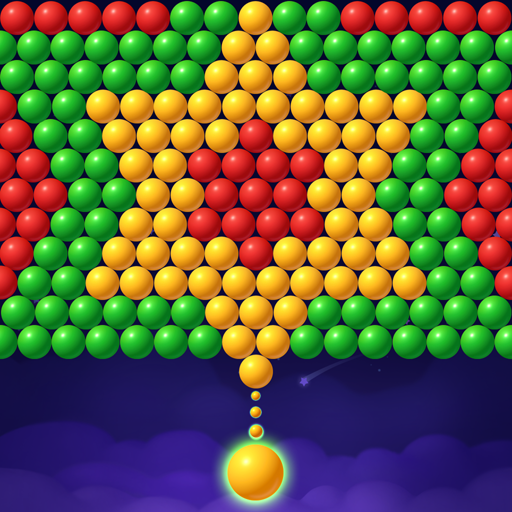 Bubble Pop Star-Bubble Shooter Logo