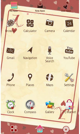 Loving Alice Wallpaper Theme Screen 3