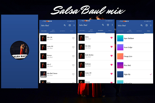 Android application Salsa Baul Mix Música screenshort