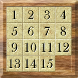 15 Puzzle Wooden icon