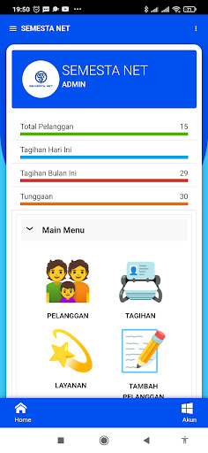 SEMESTA NET Screen 2