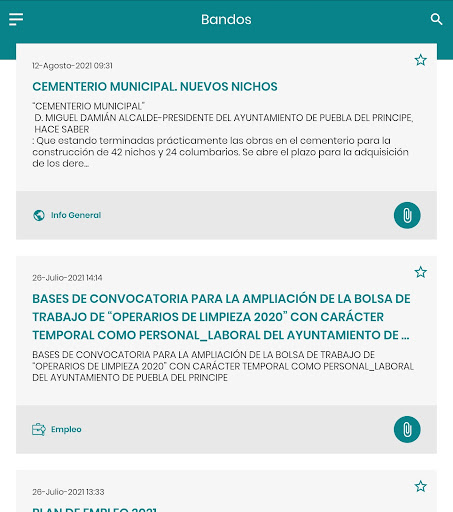 Puebla del Príncipe Informa Screen 2