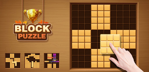 Wood Block Puzzle banner oficial de capa do aplicativo Android