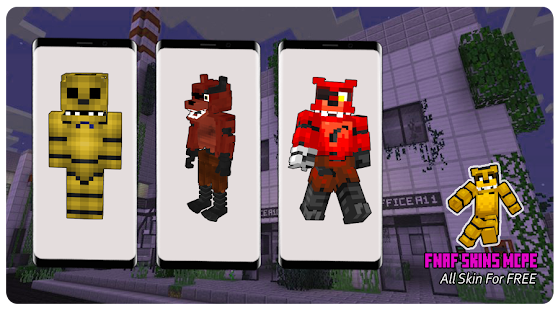 Skin FNAF Mod For Minecraft 1.0 APK screenshots 4