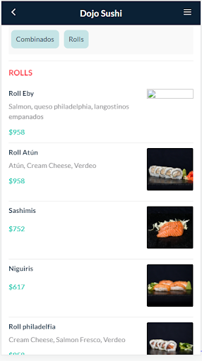 Dojo Sushi Screen 3
