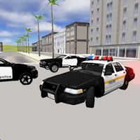 Автомобиль полиции гонщик 3D