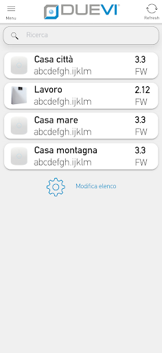 Android application DUEVI Connect screenshort