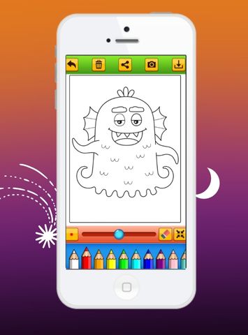 Pixeame Monster Coloring Book Screen 3