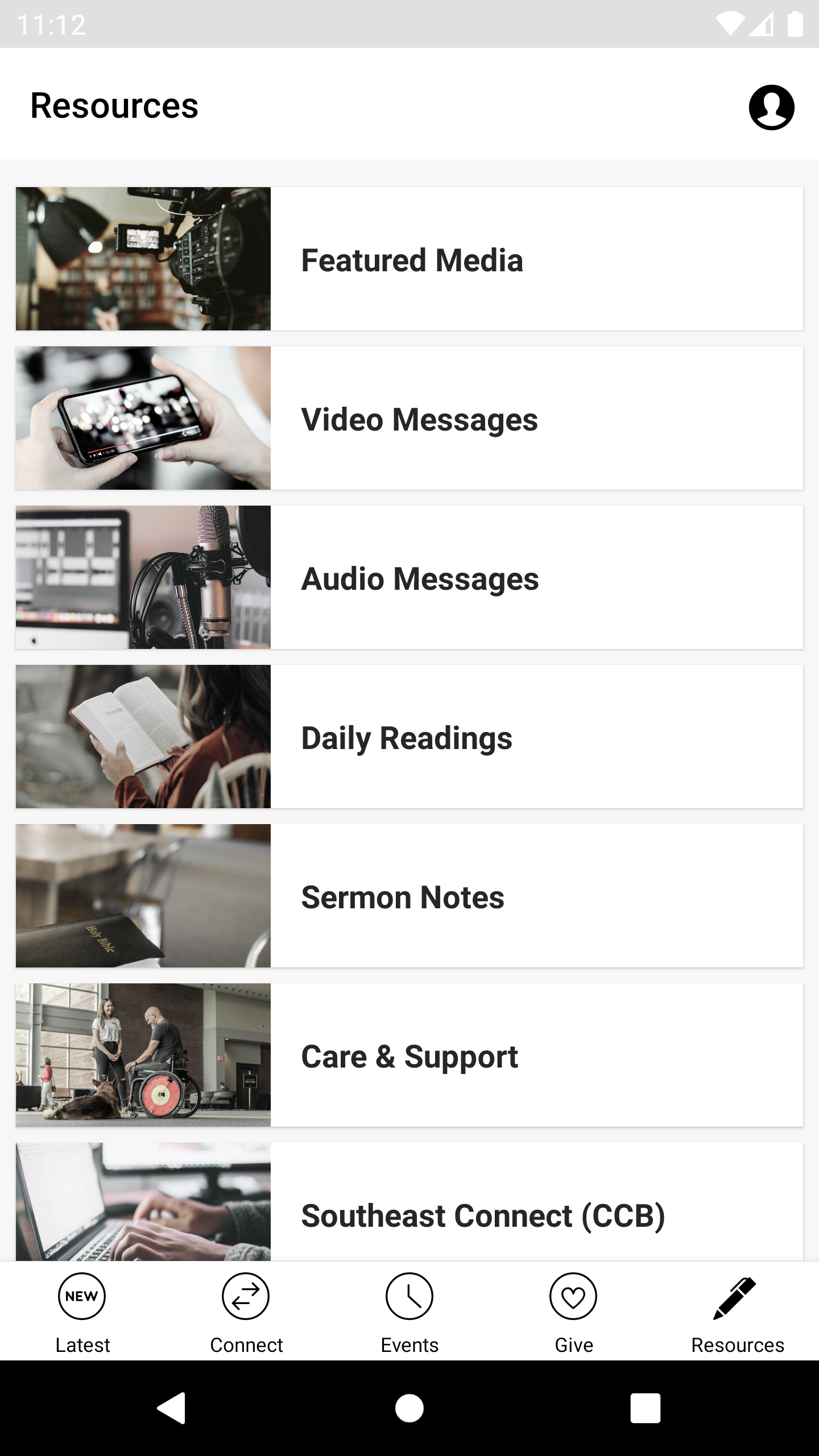 Android application Southeast Christian Church-CO screenshort