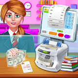 High School Girls ATM Machine Sim - Cashier Games icon