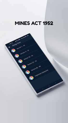 Android application Mining Times - Quiz screenshort