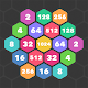 2048 Hexagon Tiles & Number Puzzle & Hexagon Block