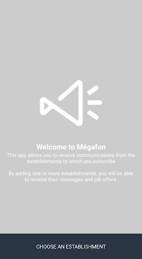 Android application Mégafon screenshort