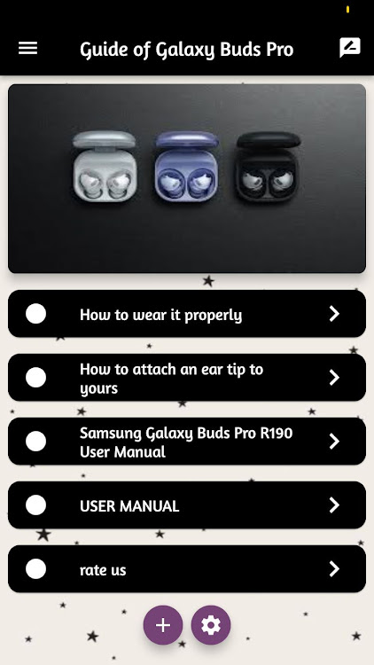 Guide for Galaxy Buds Pro - 7 - (Android)
